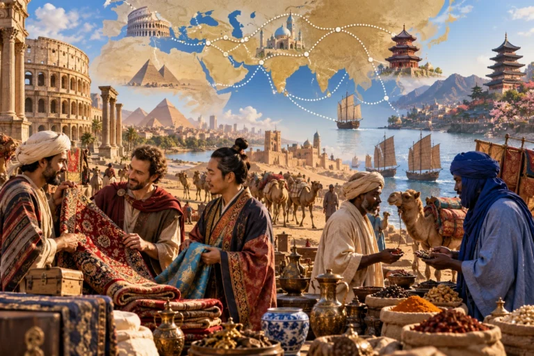 How Ancient Trade Routes Connected Different Civilizations